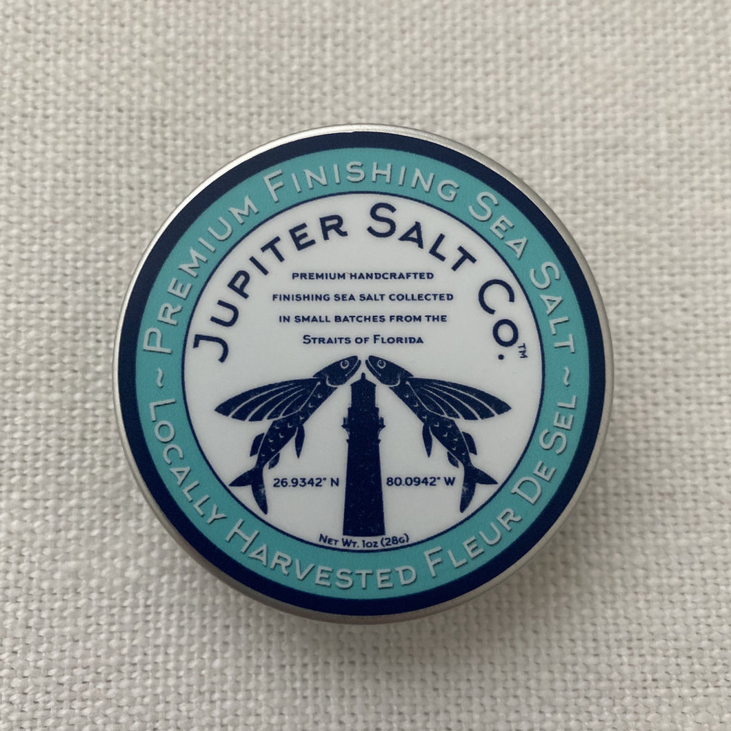 1 oz Travel Tins ~ Fleur de Sel Finishing Sea Salt